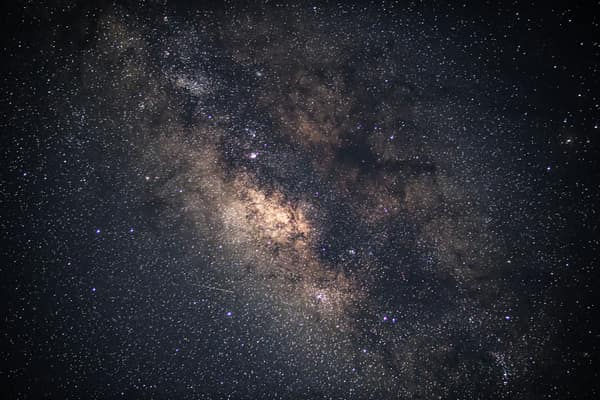 A breathtaking view of the Milky Way galaxy showcasing countless stars