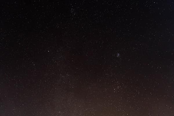 A mesmerizing view of the starry night sky captured in Královéhradecký