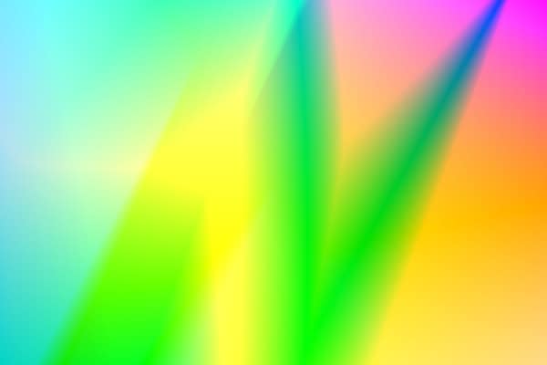 A dynamic and colorful abstract image with a vibrant gradient of color
