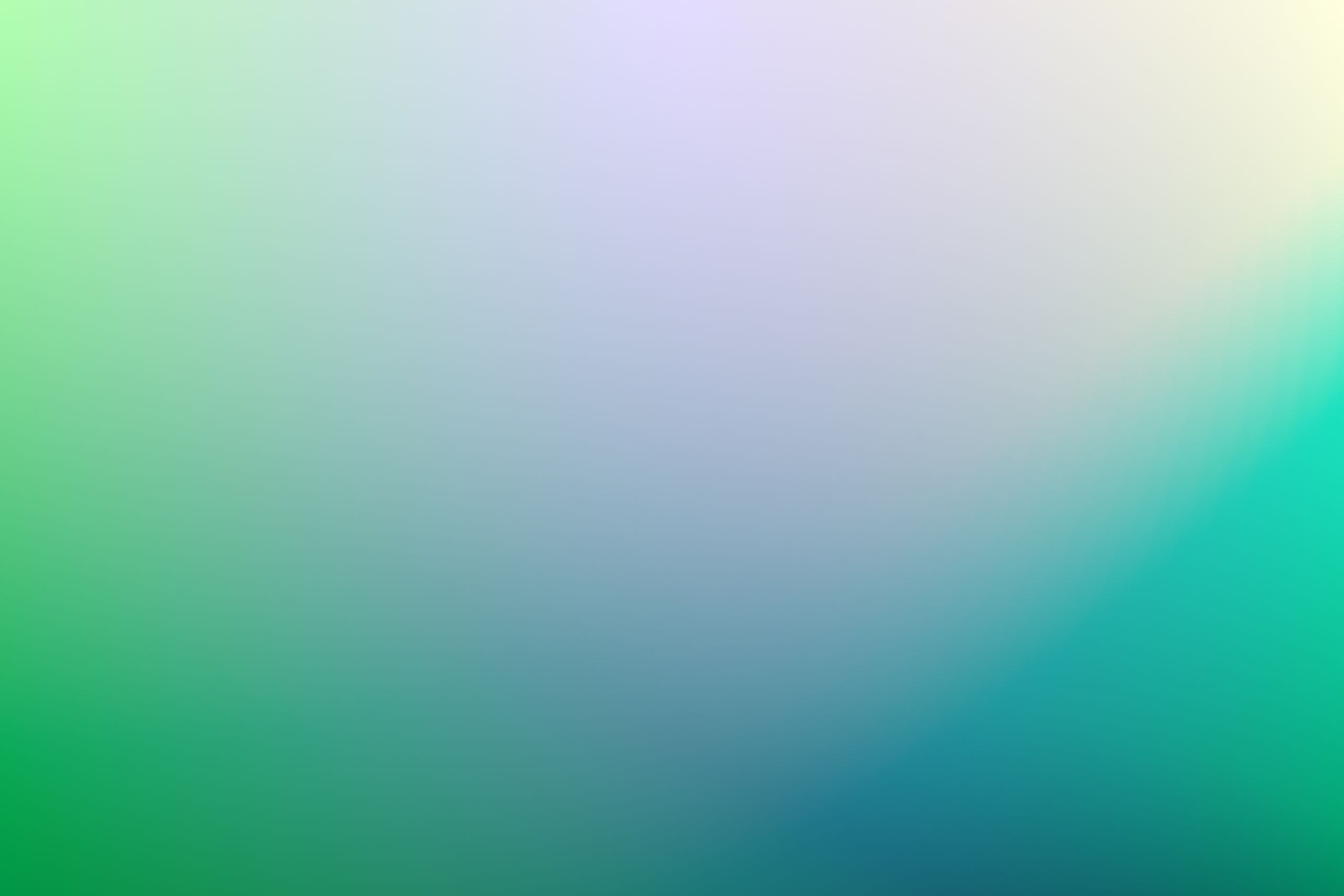 Calm and subtle gradient background with green and blue hues. Perfect