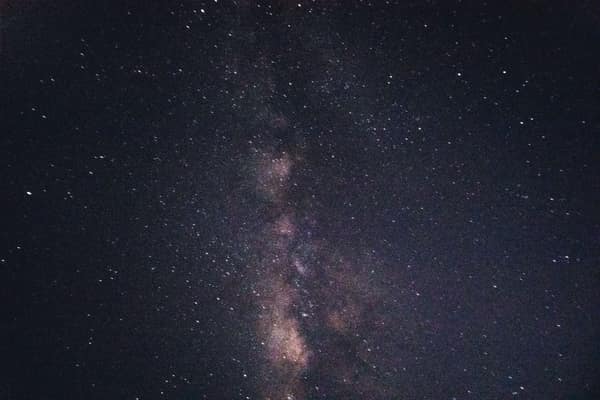 An awe-inspiring view of the Milky Way Galaxy featuring a star-filled 